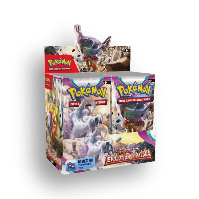 Pokémon - Écarlate et Violet - Boite de Boosters - EV02 - Évolutions à Paldea - 36 Boosters (FR)