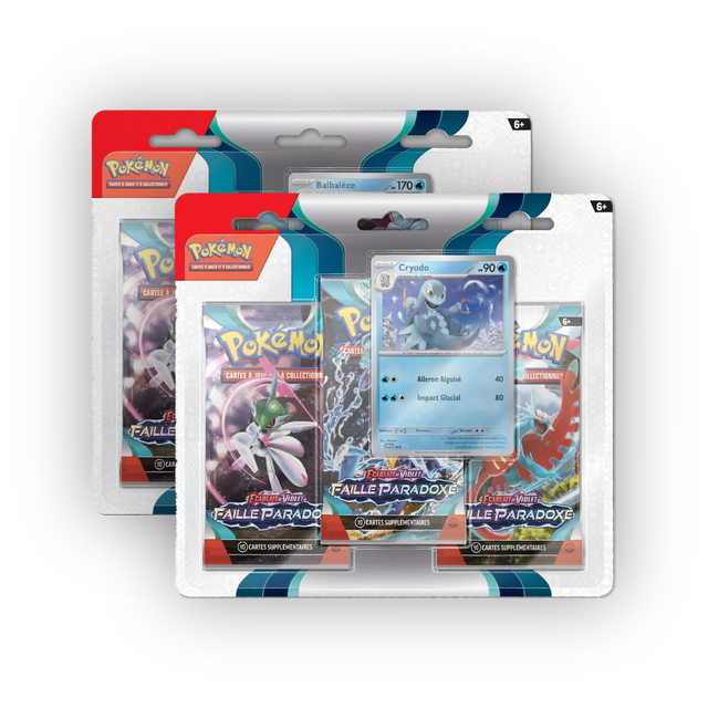 Pokémon - Écarlate et Violet - Tripack - EV04 - Faille Paradoxe (FR)