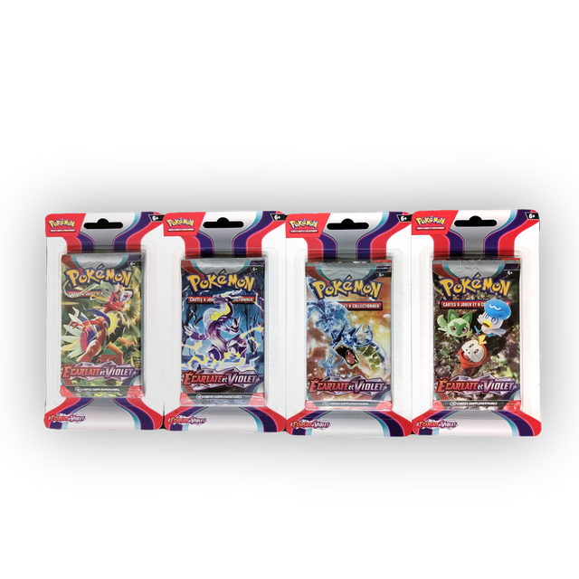 Pokémon - Écarlate et Violet - Blisters - EV01 - Artset (FR)